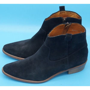 Madewell 1937 Footwear Suede/leather Zipped side Ankle Booties Women's Size 8.5